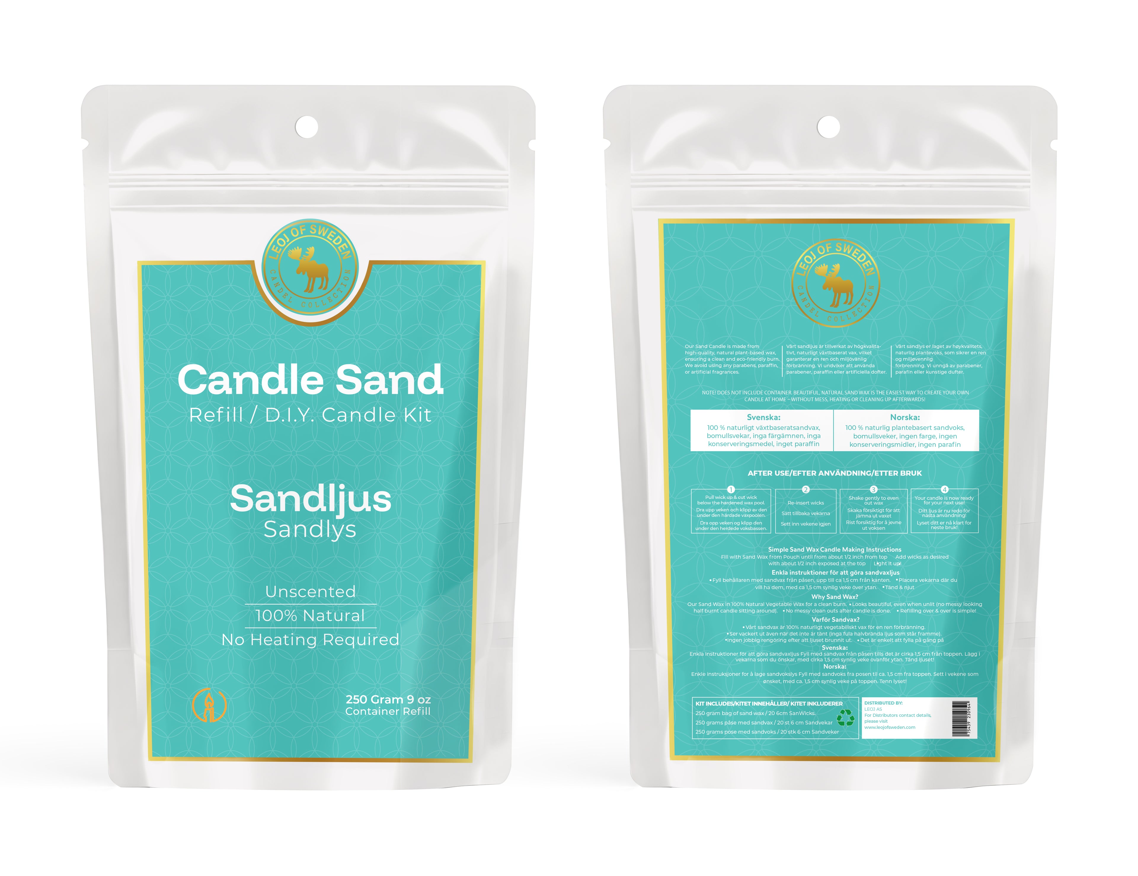 SANDLYS TURKIS UTEN DUFT / SANDLJUS  TURKOS UTAN DOFT